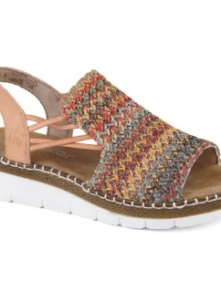 Pohodlné vícebarevné sandály Rieker W RKR669