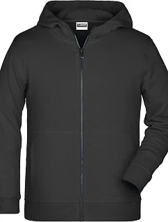 Daiber 8026K Dětská mikina s kapucí 02.826K black