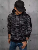 Pánská černá mikina FashionStreet BX5546