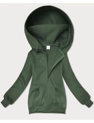 Šedozelená dámská rozepínací mikina s kapucí S'West (B-12#) Šedozelená dámská rozepínací mikina s kapucí S'West (B-12#)