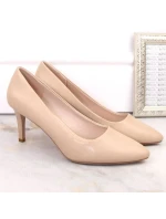 Sergio Leone W SK414E kávové jehlové podpatky Sergio Leone W SK414E kávové jehlové podpatky