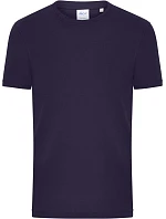 Daiber 8040 Pánské bio tričko s jemným žebrováním 02.8040 deep purple