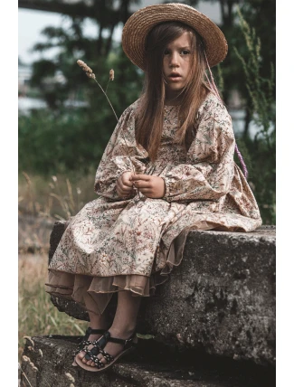 Dětské sandály na suchý zip s pruhy Černá Sammy Dětské sandály na suchý zip s pruhy Černá Sammy