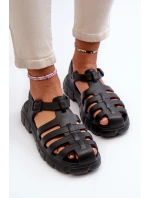 Dámské pěnové sandály římské černé Gasaria