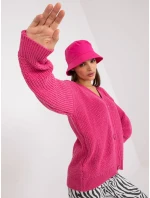 Jumper LC SW 0249.24P tmavě růžový