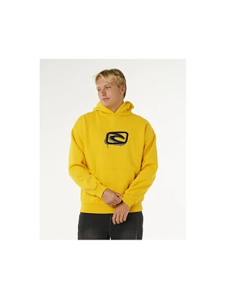 Pánská mikina RIP CURL Medina Inner Visions Hood, žlutá Pánská mikina RIP CURL Medina Inner Visions Hood, žlutá
