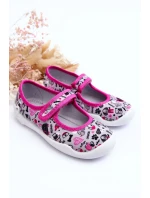 Dětské baleríny Befado 114X521 šedá-růžová Dětské baleríny Befado 114X521 šedá-růžová