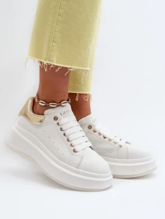 Dámské kožené tenisky GOE NN2N4031 Bílé