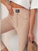 Dámské tepláky DERCY beige FashionStreet UY2043