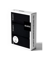 Pánské slipy 3 pack 006 black - Atlantic