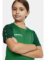 Craft Teamwear Squad Go Contrast Jersey Jr Dětské kontrastní sportovní tričko 82.2727 white Craft Teamwear Squad Go Contrast Jersey Jr Dětské kontrastní sportovní tričko 82.2727 white