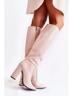 Módní Boty Na Baru Béžové Constancy
