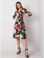 Šaty LK SK 508125.43P černá a červená