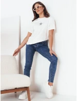 Dámské tričko STAR POWDER ecru FashionStreet RY2257