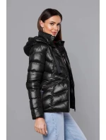 Černá krátká dámská zimní bunda (23066-392) Černá krátká dámská zimní bunda (23066-392)