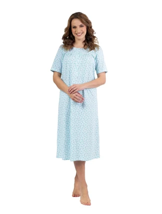 Dámská noční košilka 013 green - REGINA Dámská noční košilka 013 green - REGINA