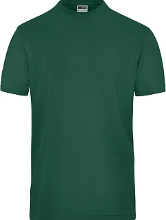Daiber JN 1802 Pánské pracovní tričko z bio bavlny - Solid 02.1802 dark green