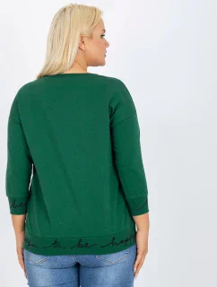 Mikina RV BL 5978.06P černozelená