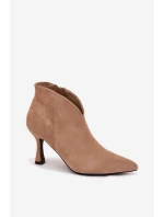Boty na podpatku model 217802 Step in style Boty na podpatku model 217802 Step in style