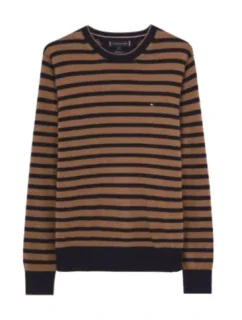 Svetr Tommy Hilfiger Fine Gauge Merino Tipped C Neck M MW0MW25410