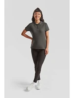Fruit of the Loom Lady-Fit Premium Polo Dámské piqué polo 16.3030 black Fruit of the Loom Lady-Fit Premium Polo Dámské piqué polo 16.3030 black