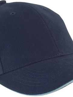 K-up KP 011 6 Panelová sandwich kšiltovka "Orlando" 20.0011 navy/sky blue