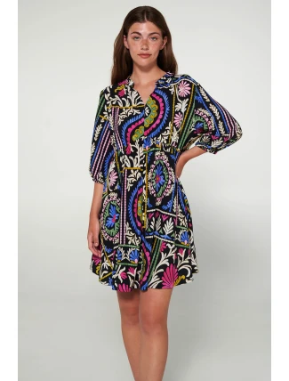 Vamp - Šaty s krátkými rukávy 20400 - Vamp Vamp - Šaty s krátkými rukávy 20400 - Vamp