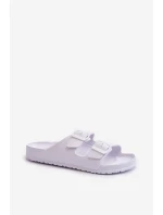 Dámské Pěnové Žabky S Sponami Bílé Luciene