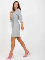 Dámské šaty LK SK 507724 šedé Dámské šaty LK SK 507724 šedé