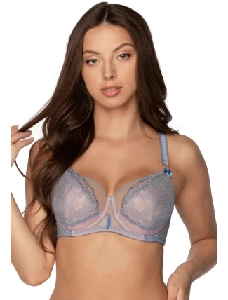 Dámská podprsenka Anastasia BS 1167 Světle modrošedá - Gaia
