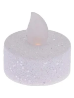 SADA 3 ČAJOVÝCH SVÍČEK S TŘPYTKAMI