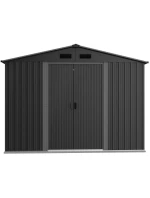 KOVOVÝ ZAHRADNÍ DOMEK NA NÁŘADÍ 312X257X202CM KOVOVÝ ZAHRADNÍ DOMEK NA NÁŘADÍ 312X257X202CM