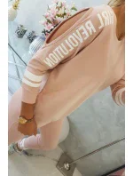 Girl Revolution set tmavě pudrově růžový