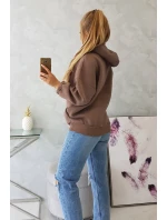 Mikina s kapucí mocca Mikina s kapucí mocca