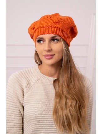 Dámská čepice Sofia K369 oranžová Dámská čepice Sofia K369 oranžová