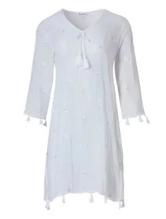 Plážové šaty 16231-248-2 bílé - Pastunette