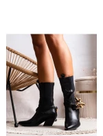 Boty na podpatku model 204777 Solea Boty na podpatku model 204777 Solea