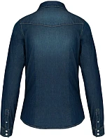 Kariban K 518 Denim halenka s dlouhým rukávem 20.K518 blue jean Kariban K 518 Denim halenka s dlouhým rukávem 20.K518 blue jean