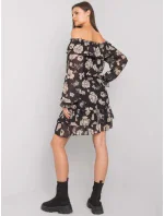 Šaty DHJ SK 15015.56P černá a béžová Šaty DHJ SK 15015.56P černá a béžová