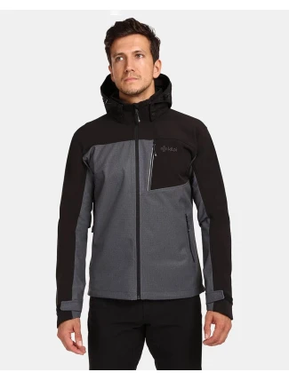 Pánská softshellová bunda RAVIO-M Tmavě šedá - Kilpi Pánská softshellová bunda RAVIO-M Tmavě šedá - Kilpi
