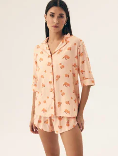 DÁMSKÉ PYŽAMO NARANJA 42686 SS25