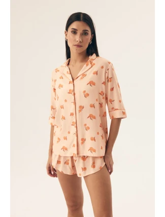 DÁMSKÉ PYŽAMO NARANJA 42686 SS25
