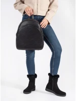 Trendy kotníčkové boty černé dámské na klínku Trendy kotníčkové boty černé dámské na klínku