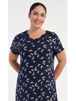 Dámská noční košile s krátkým rukávem Butterflies