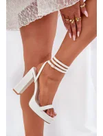 Sandály na podpatku model 212819 Step in style Sandály na podpatku model 212819 Step in style