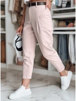 Dámské chinos kalhoty CHINOSKA růžové FashionStreet UY2554