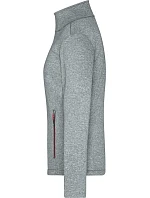 Daiber JN 1147 Dámská 2-vrstvá melanžová softshell bunda 02.1147 dark melange/red Daiber JN 1147 Dámská 2-vrstvá melanžová softshell bunda 02.1147 dark melange/red