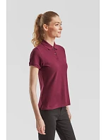 Fruit of the Loom Lady-Fit Premium Polo Dámské piqué polo 16.3030 burgundy Fruit of the Loom Lady-Fit Premium Polo Dámské piqué polo 16.3030 burgundy