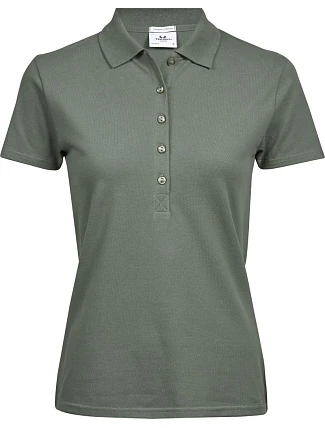 Tee Jays TJ 145 Dámské luxusní těžké strečové piqué polo 18.0145 leaf green Tee Jays TJ 145 Dámské luxusní těžké strečové piqué polo 18.0145 leaf green