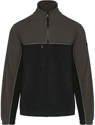 WK WK 904 Pracovní fleecová bunda 20.W904 black/dark grey